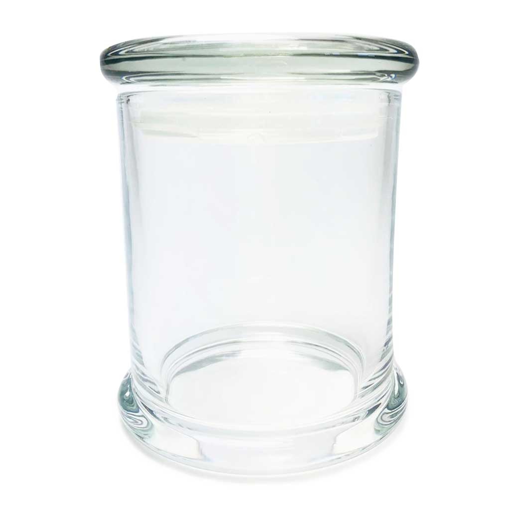 clear large glass metro candle jars with flat lid